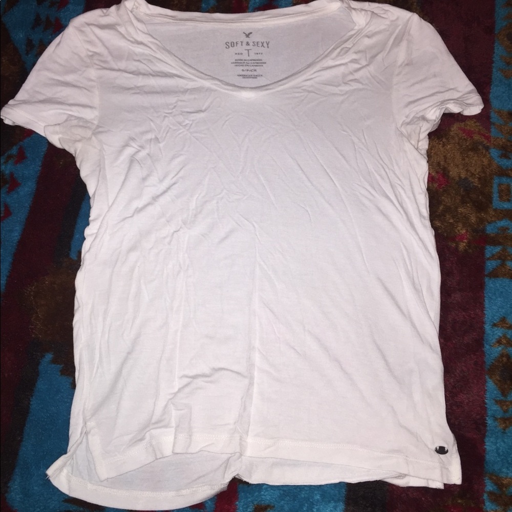 white crop top